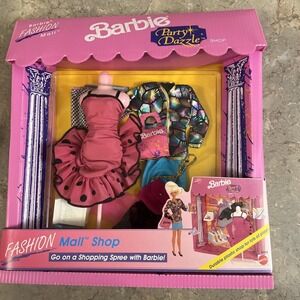 Vintage BARBIE FASHION MALL SHOP Party Dazzle Outfit 1991 Mattel